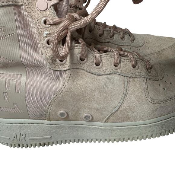 Nike SF Air Force 1 Mid Particle Pink Sneakers Boots Sz 10 No Straps AA3966-201 - Picture 3 of 11